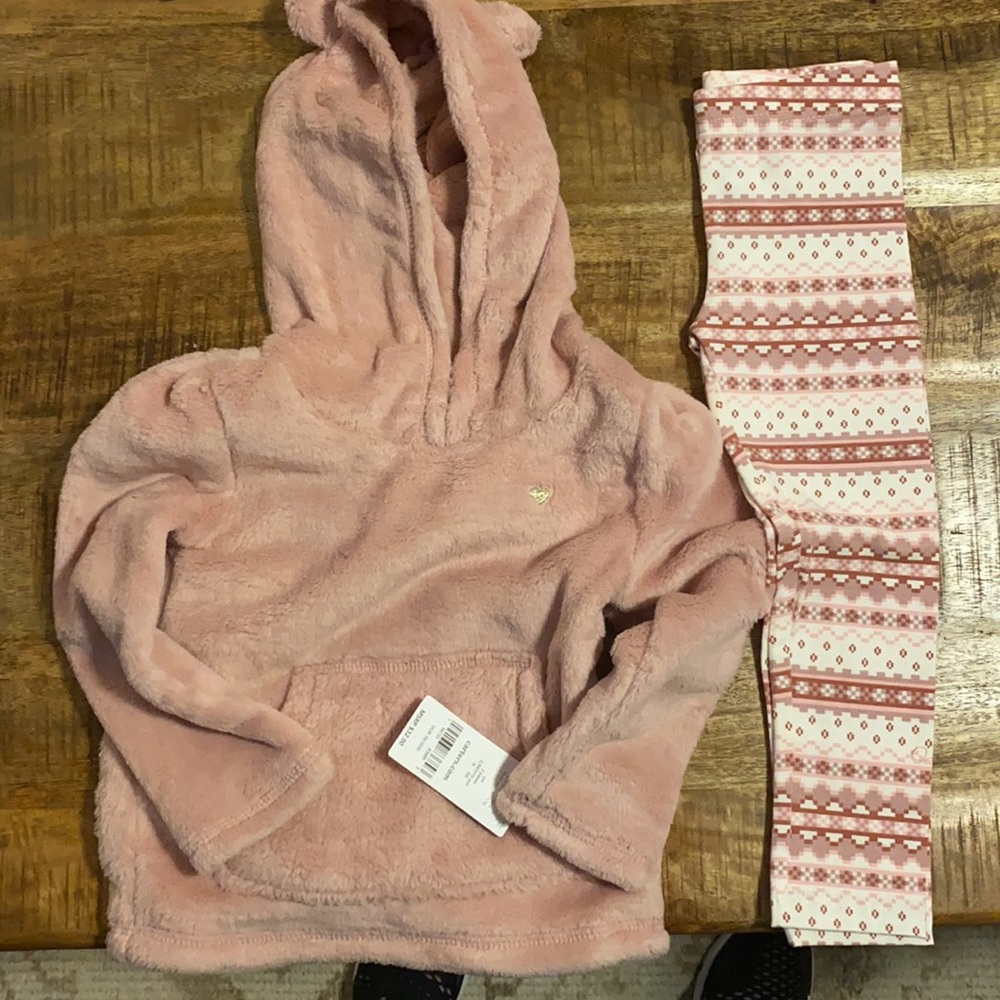 Carter’s 3T set soft hoodie w/leggings